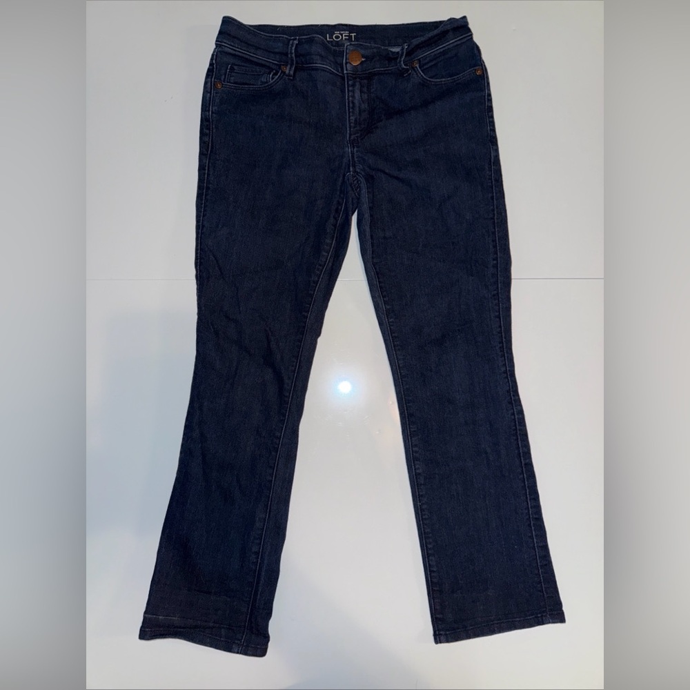 LOFT Dark Blue Ankle Jeans